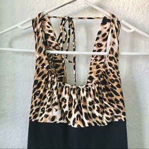 Cheetah print dress